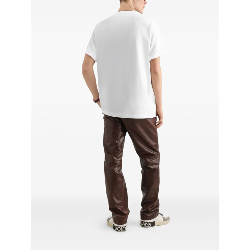 Dolce & Gabbana White T-Shirts & Vests - T-Shirts Men DOLCE & GABBANA