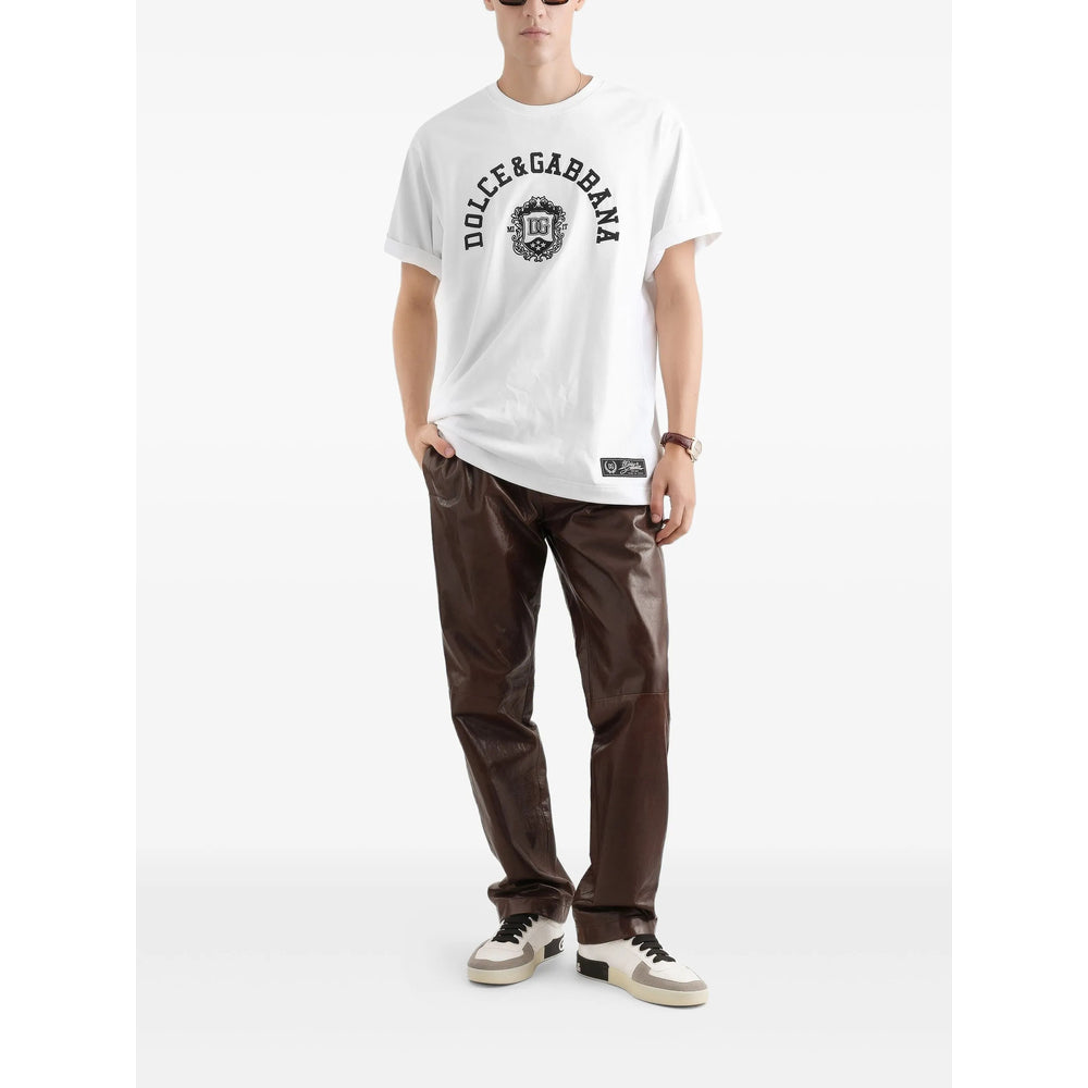 Dolce & Gabbana White T-Shirts & Vests - T-Shirts Men DOLCE & GABBANA
