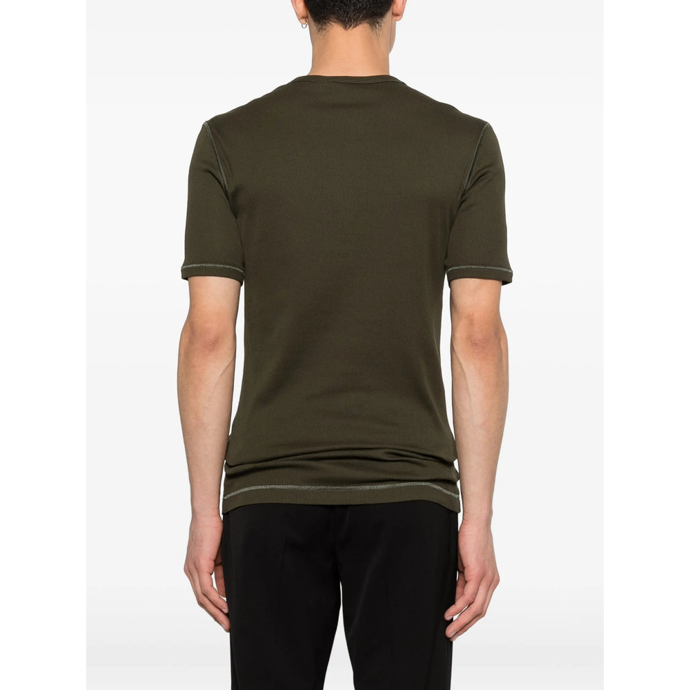 Dolce & Gabbana Green T-Shirts & Vests - T-Shirts Men DOLCE & GABBANA
