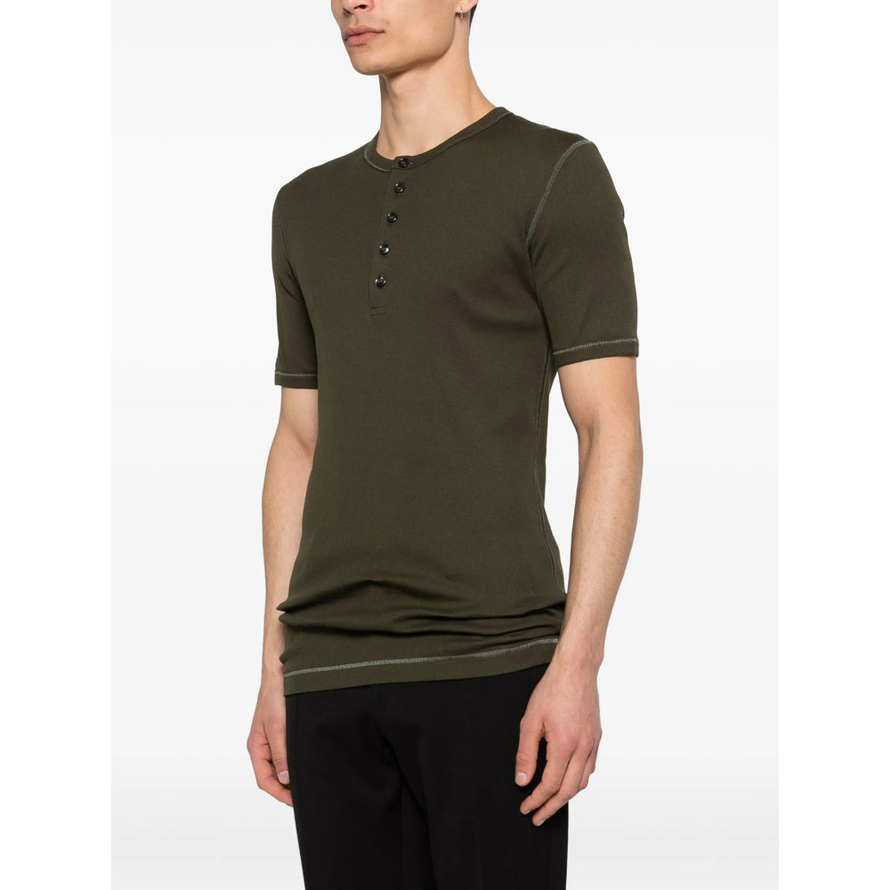 Dolce & Gabbana Green T-Shirts & Vests - T-Shirts Men DOLCE & GABBANA