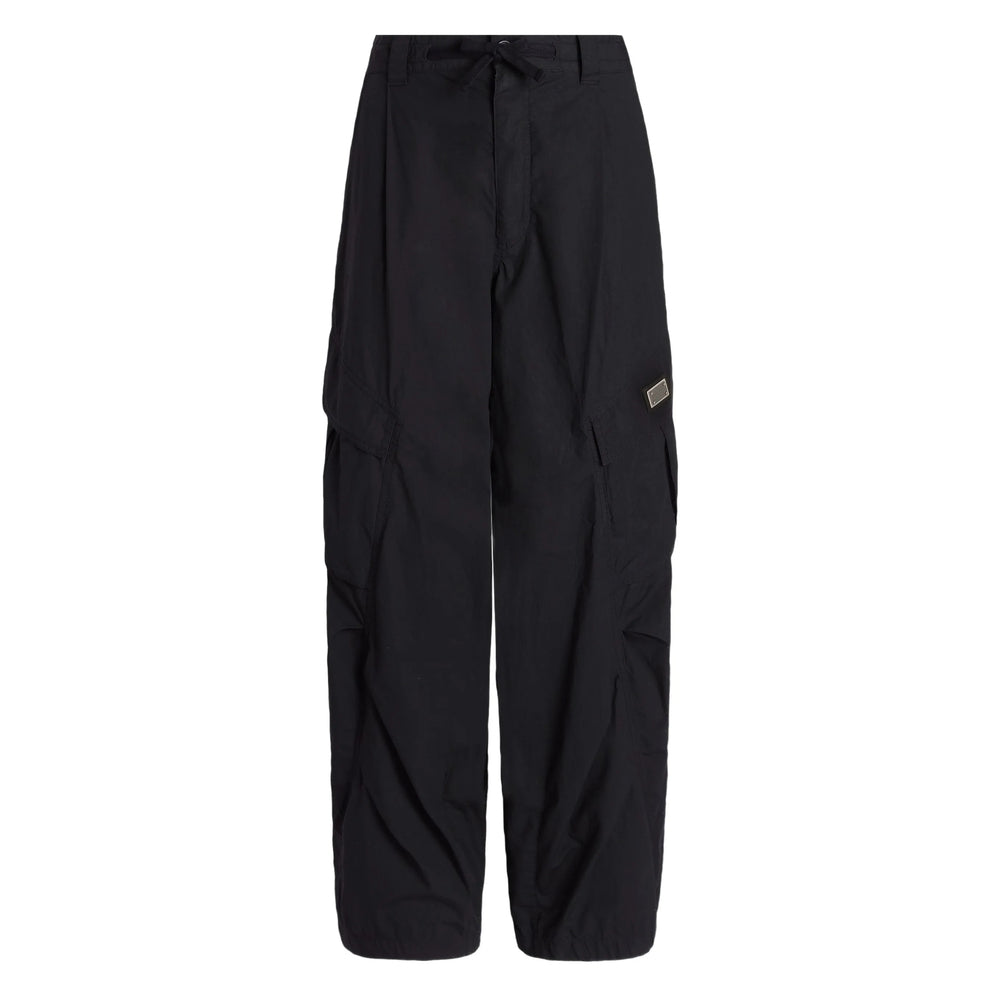 Dolce & Gabbana Black Trousers - Tapered Trousers Men DOLCE & GABBANA