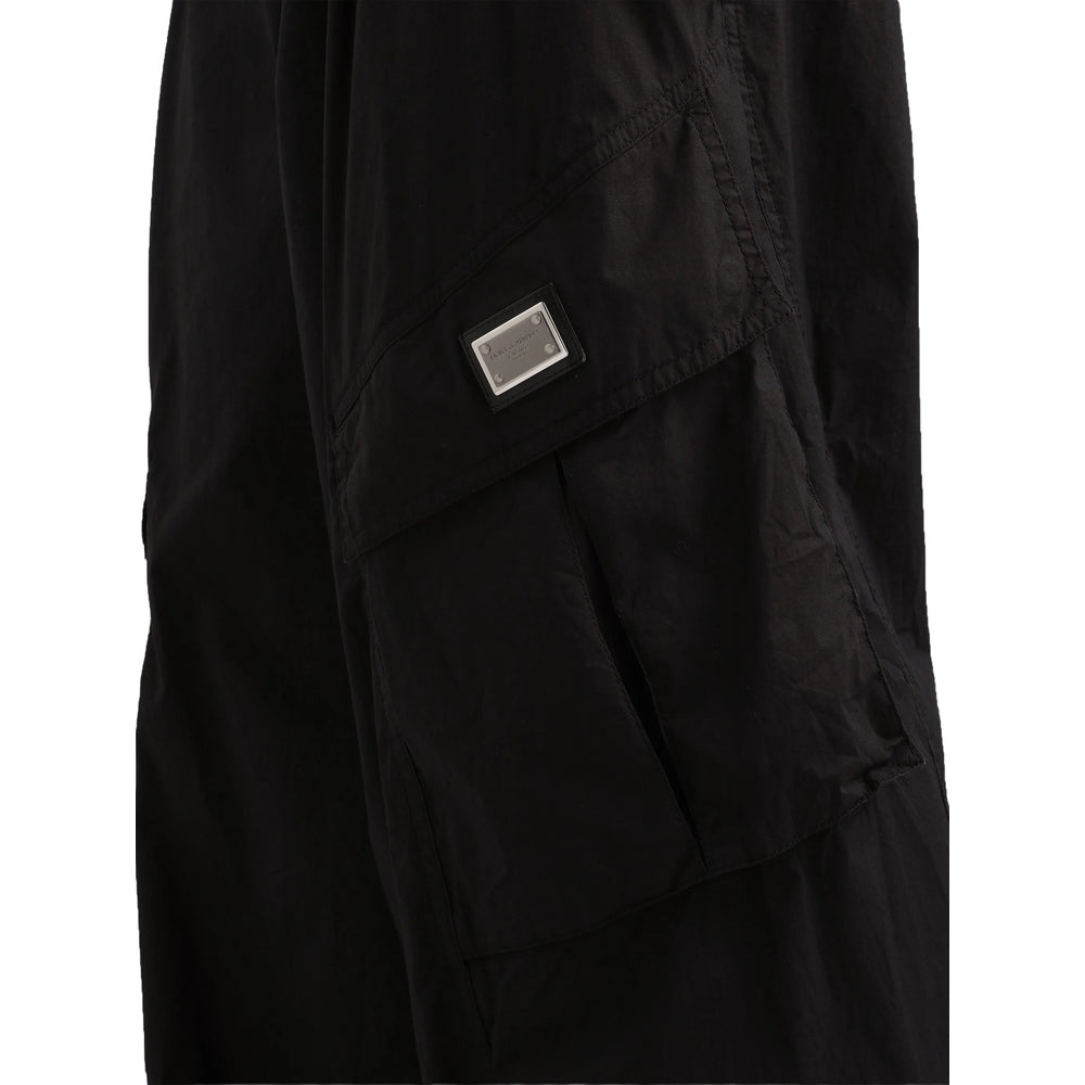 Dolce & Gabbana Black Trousers - Tapered Trousers Men DOLCE & GABBANA