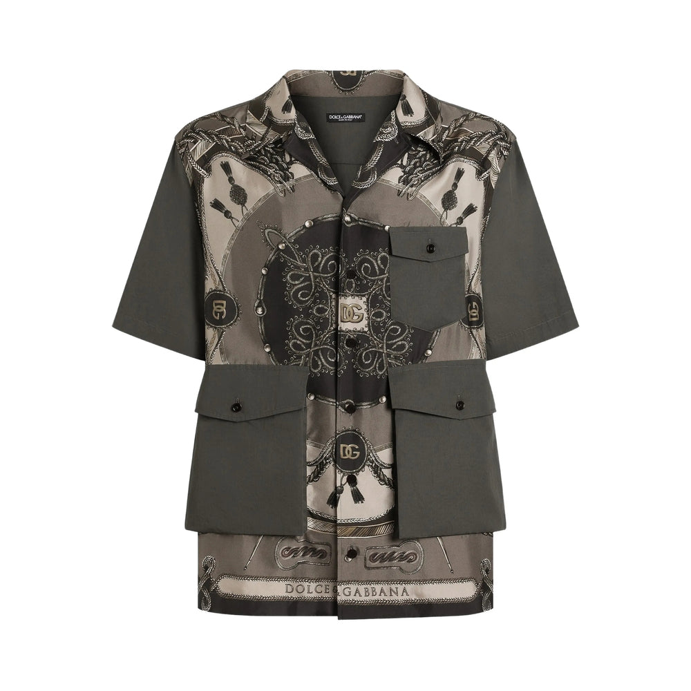 Dolce & Gabbana Grey Shirts Men DOLCE & GABBANA