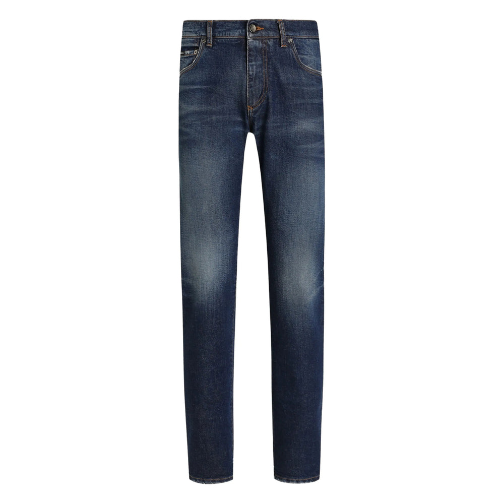 Dolce & Gabbana Blue Denim - Regular & Straight-Leg Jeans Men DOLCE & GABBANA