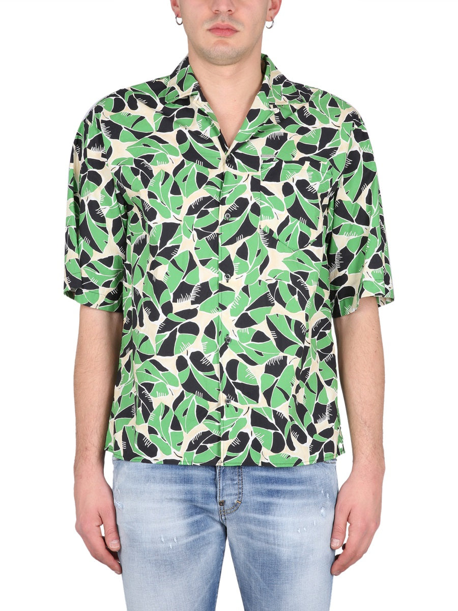 Dsquared Men Bowling Collar Shirt DSQUARED2