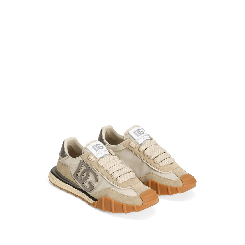 Dolce & Gabbana Neutrals Trainers - Low-Tops Men DOLCE & GABBANA