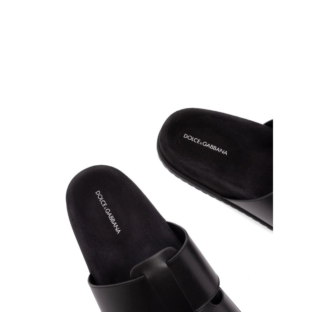Dolce & Gabbana Black Sandals Men DOLCE & GABBANA