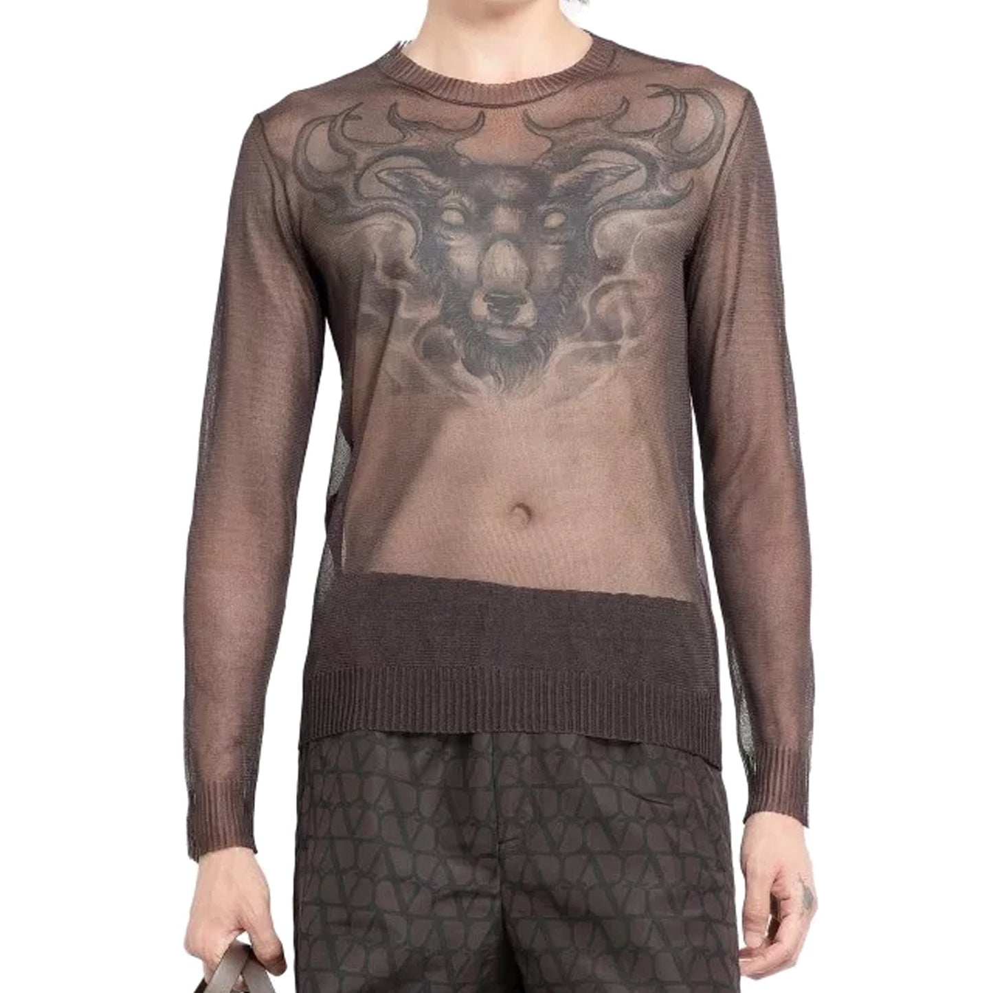 Valentino Semi-Transparent Sweater Men VALENTINO