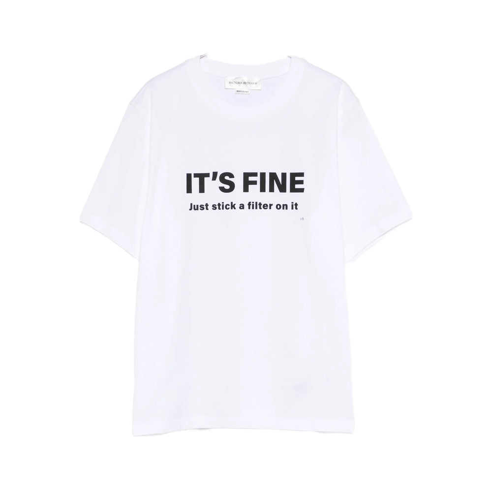 Victoria Beckham White Tops - T-Shirts & Jerseys Women VICTORIA BECKHAM