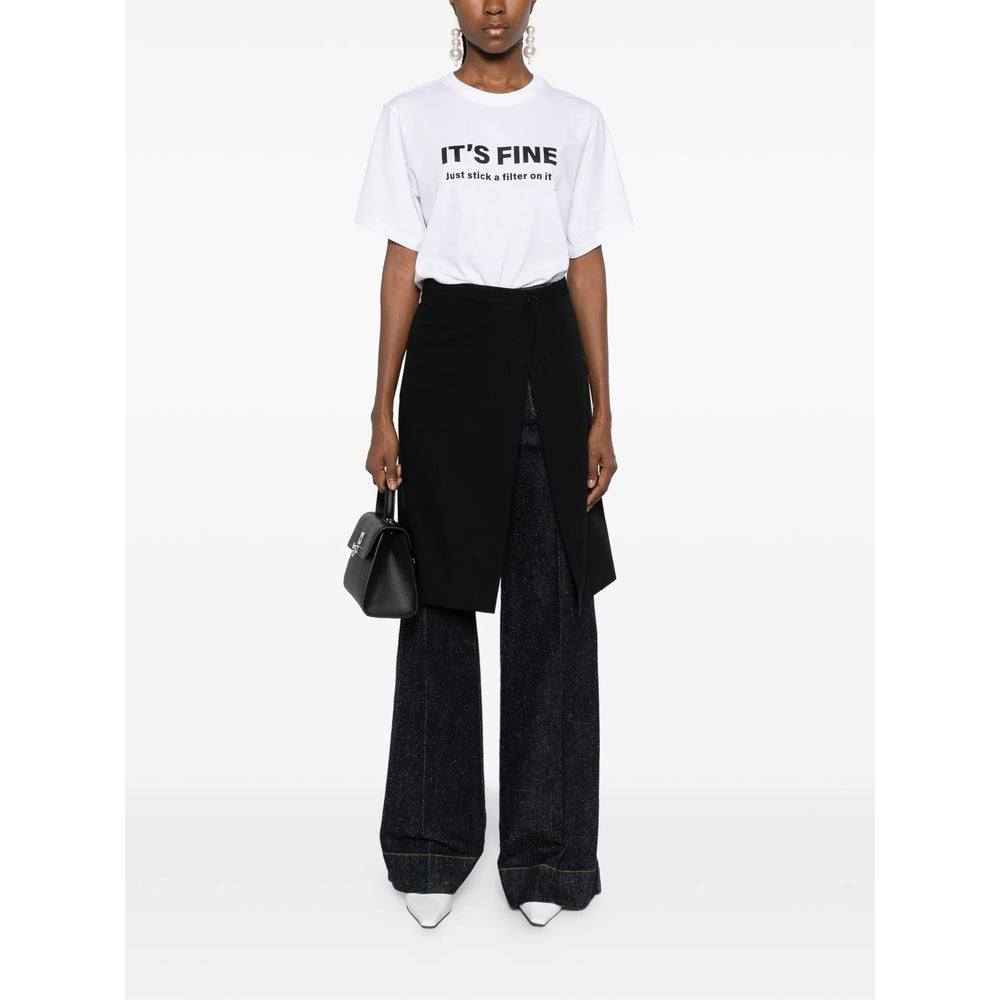 Victoria Beckham White Tops - T-Shirts & Jerseys Women VICTORIA BECKHAM