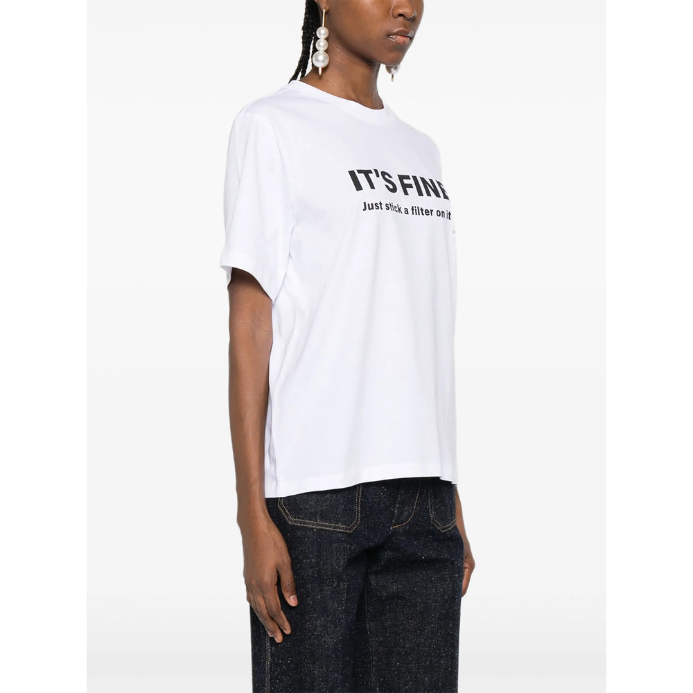 Victoria Beckham White Tops - T-Shirts & Jerseys Women VICTORIA BECKHAM