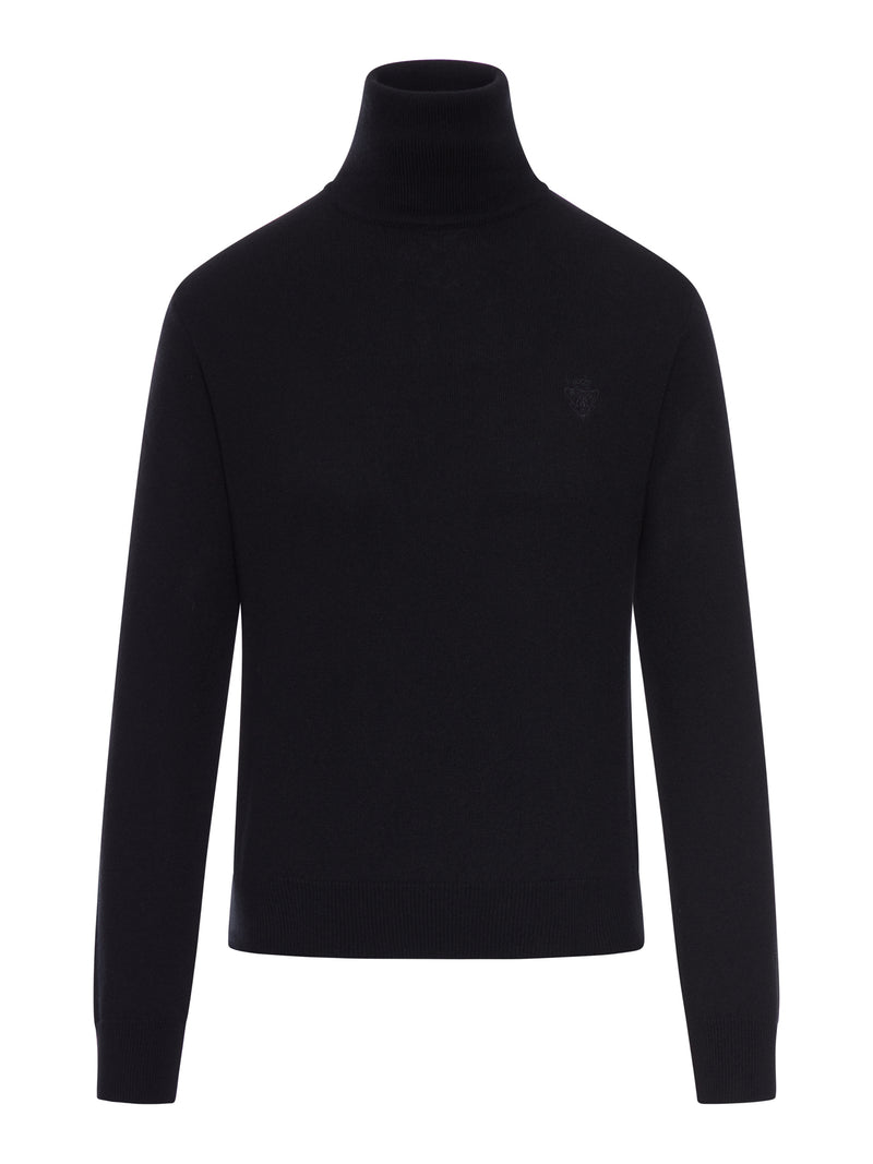 Gucci Women Wool Turtleneck With Embroidery GUCCI