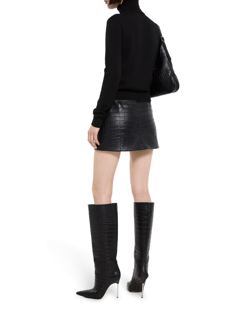 Gucci Women Wool Turtleneck With Embroidery GUCCI