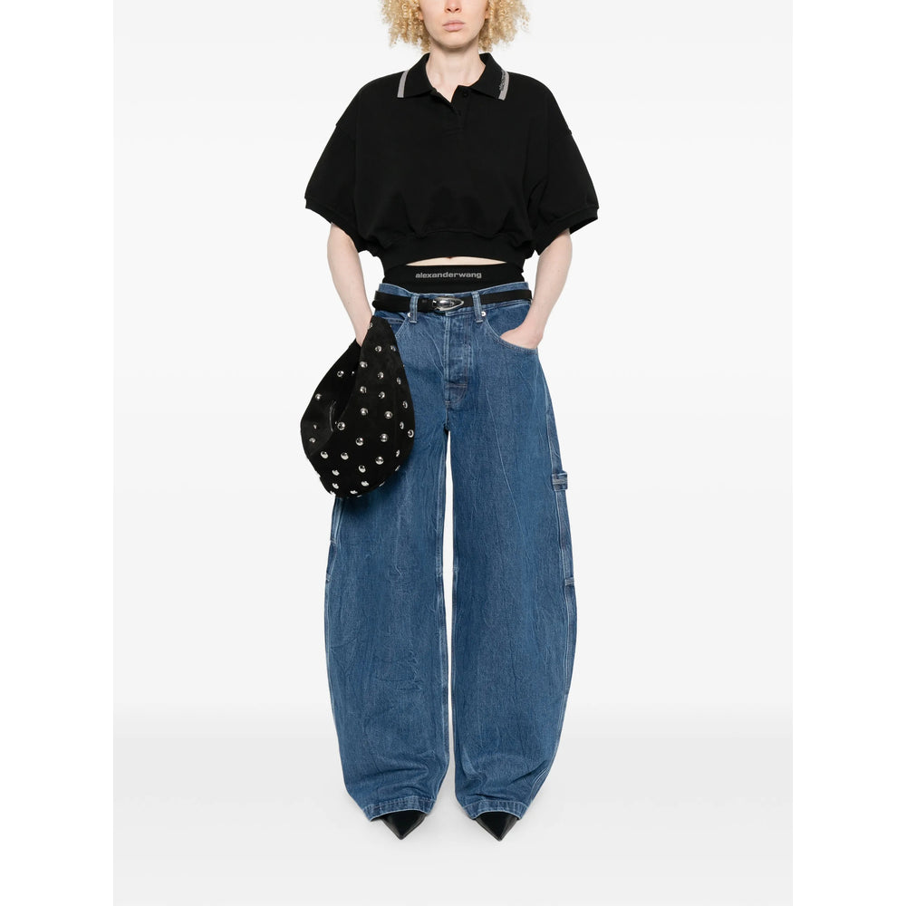 Alexander Wang Black Tops - Polo Tops Women ALEXANDER WANG