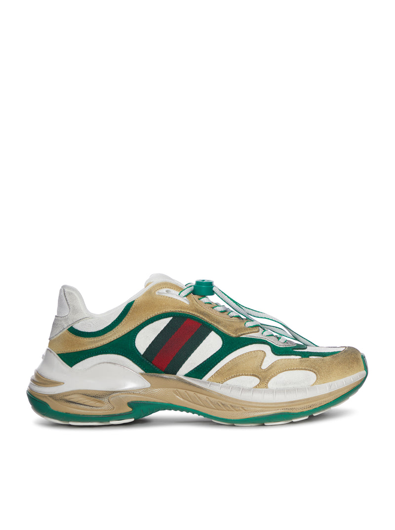 Gucci Men Gucci Leather Sneaker GUCCI