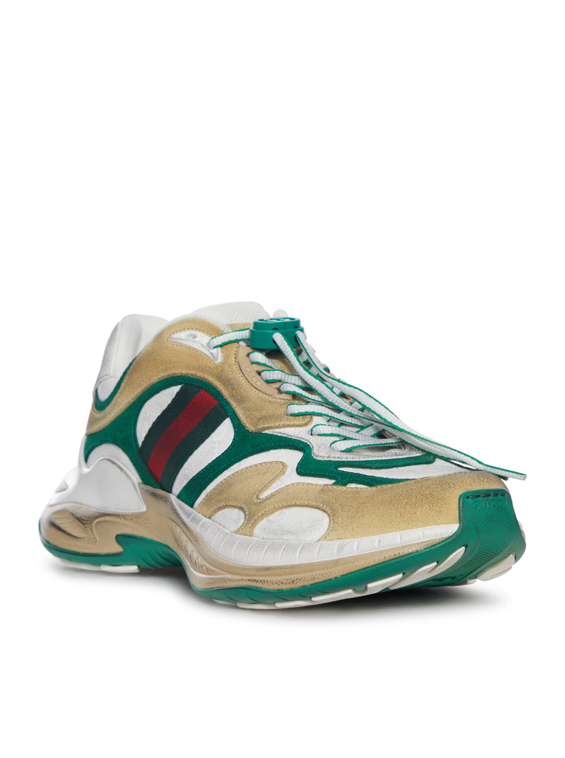 Gucci Men Gucci Leather Sneaker GUCCI