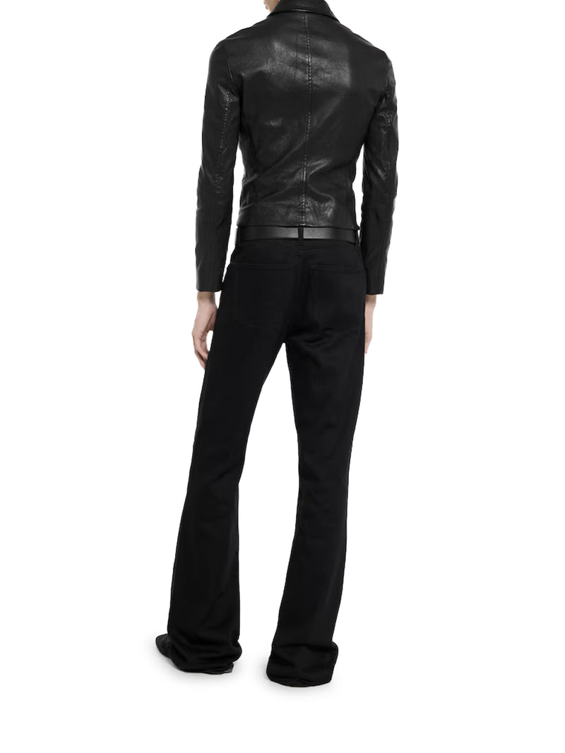 Gucci Men Washed Stretch Nappa Leather Jacket GUCCI