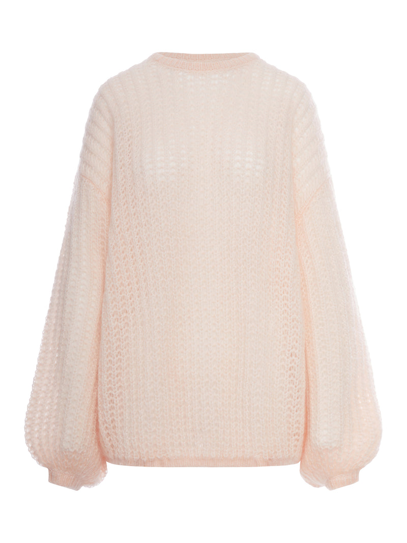 Toteme Women Virgin Wool And Mohair Sweater With Wide Sleeves TOTEME