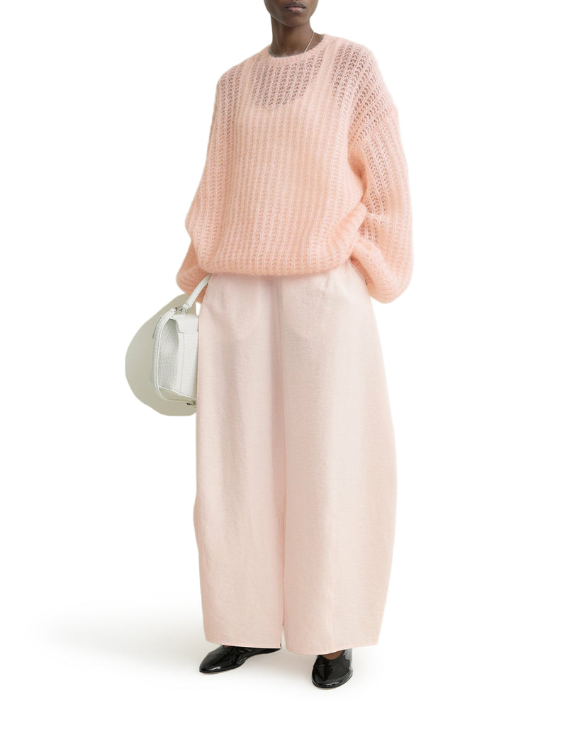 Toteme Women Virgin Wool And Mohair Sweater With Wide Sleeves TOTEME
