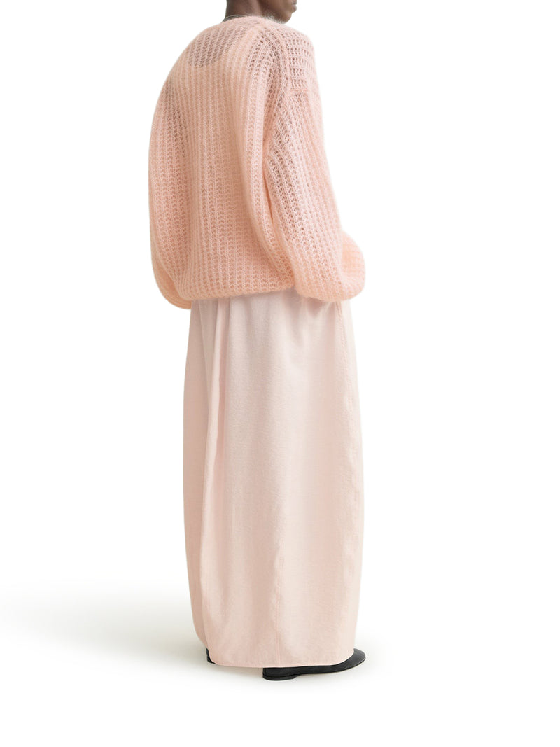 Toteme Women Virgin Wool And Mohair Sweater With Wide Sleeves TOTEME
