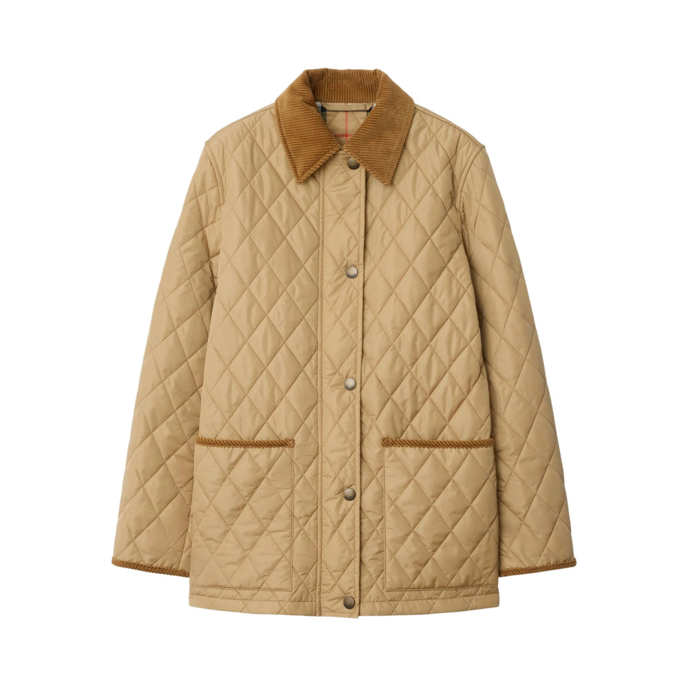 Burberry Neutrals Jackets - Puffer Jackets Women BURBERRY