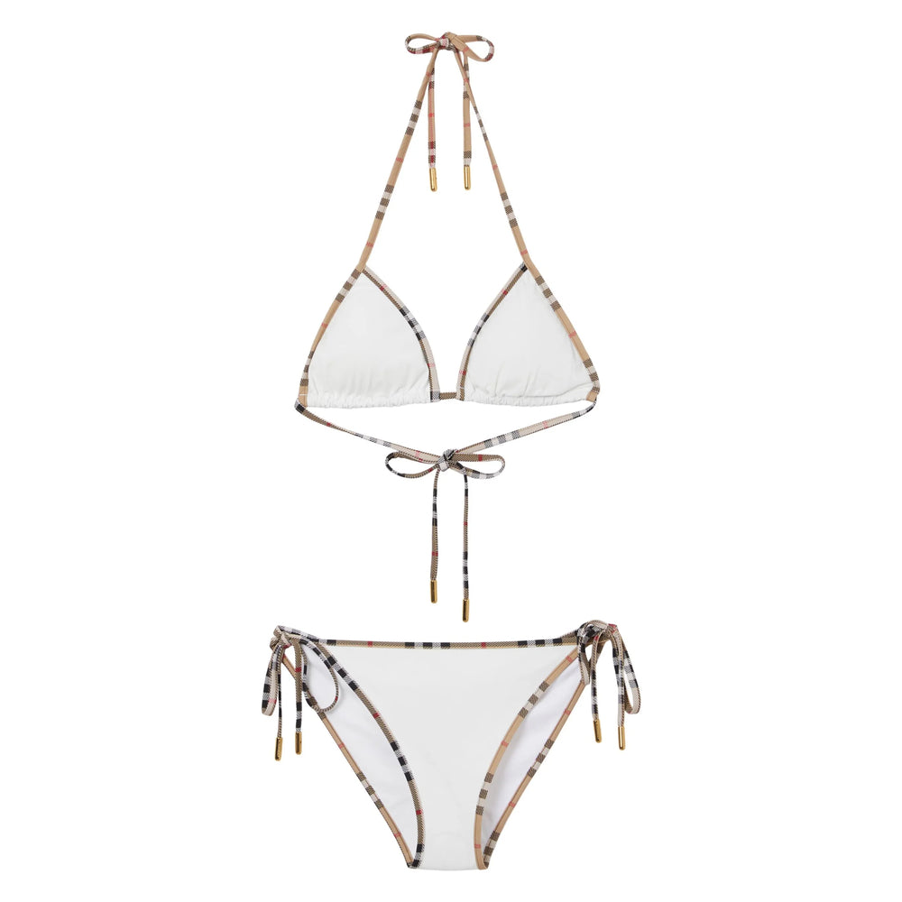 Burberry White Beachwear - Bikinis Women BURBERRY