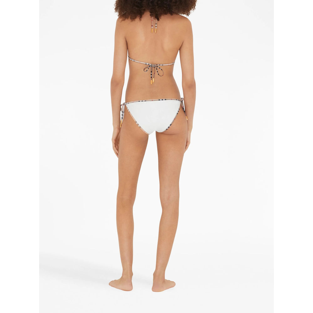 Burberry White Beachwear - Bikinis Women BURBERRY