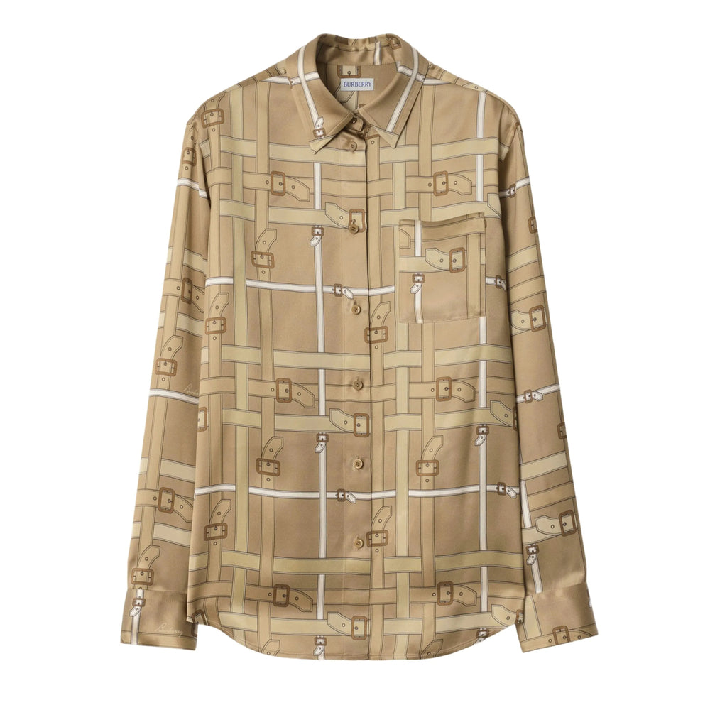 Burberry Neutrals Tops - Shirts Women BURBERRY