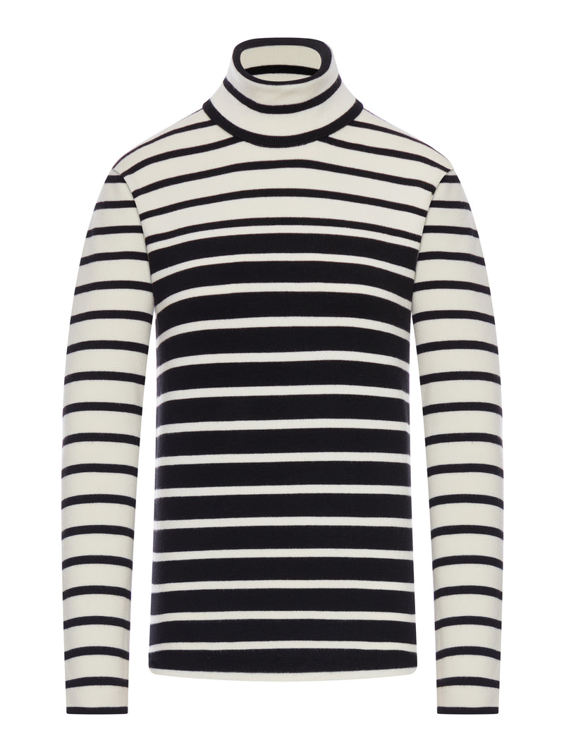 Toteme Women Striped Turtleneck Sweater TOTEME