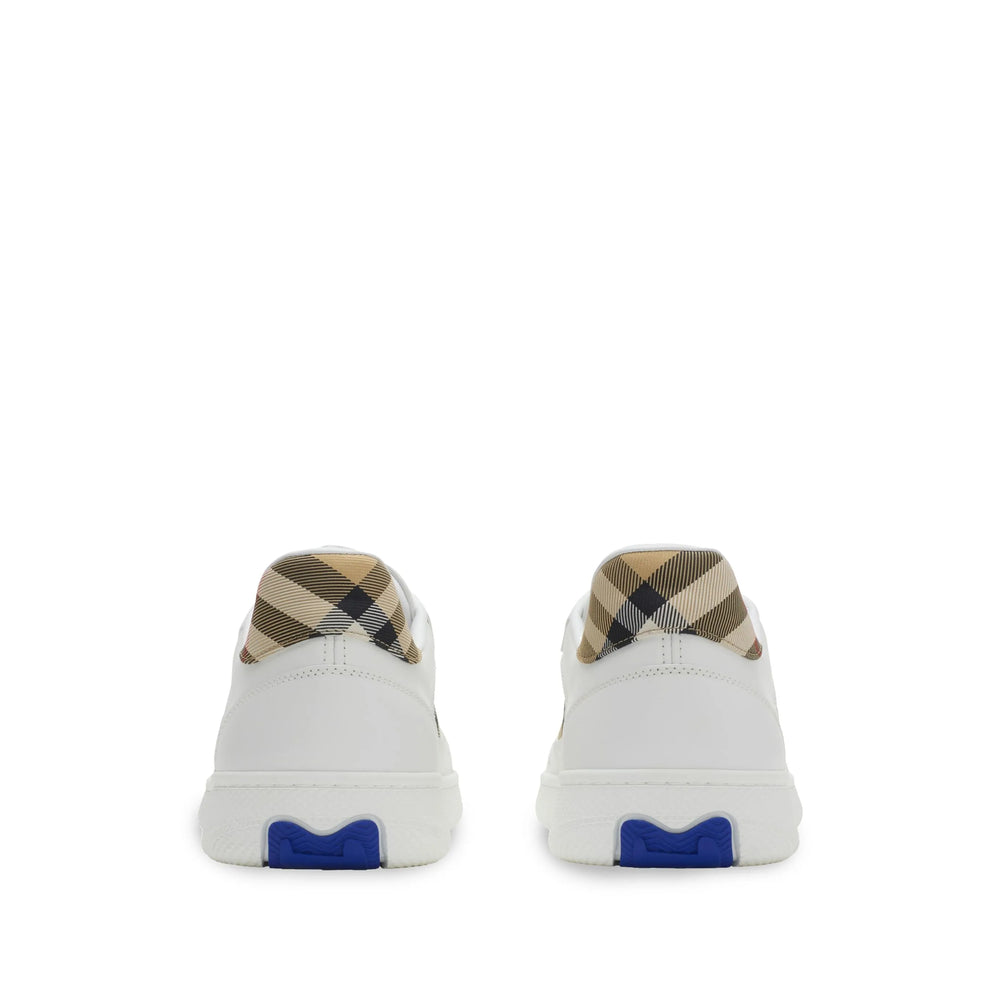 Burberry White Trainers - Low-Tops Men BURBERRY