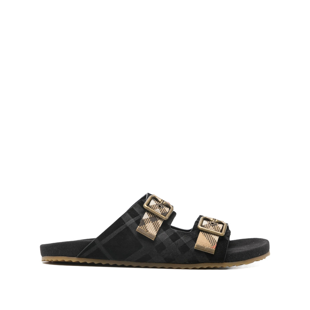 Burberry Black Sandals Men BURBERRY