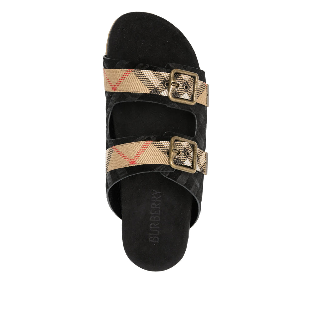 Burberry Black Sandals Men BURBERRY
