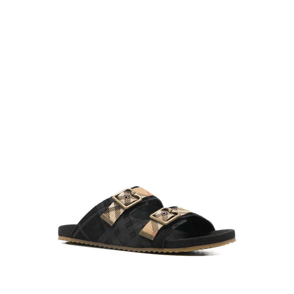 Burberry Black Sandals Men BURBERRY
