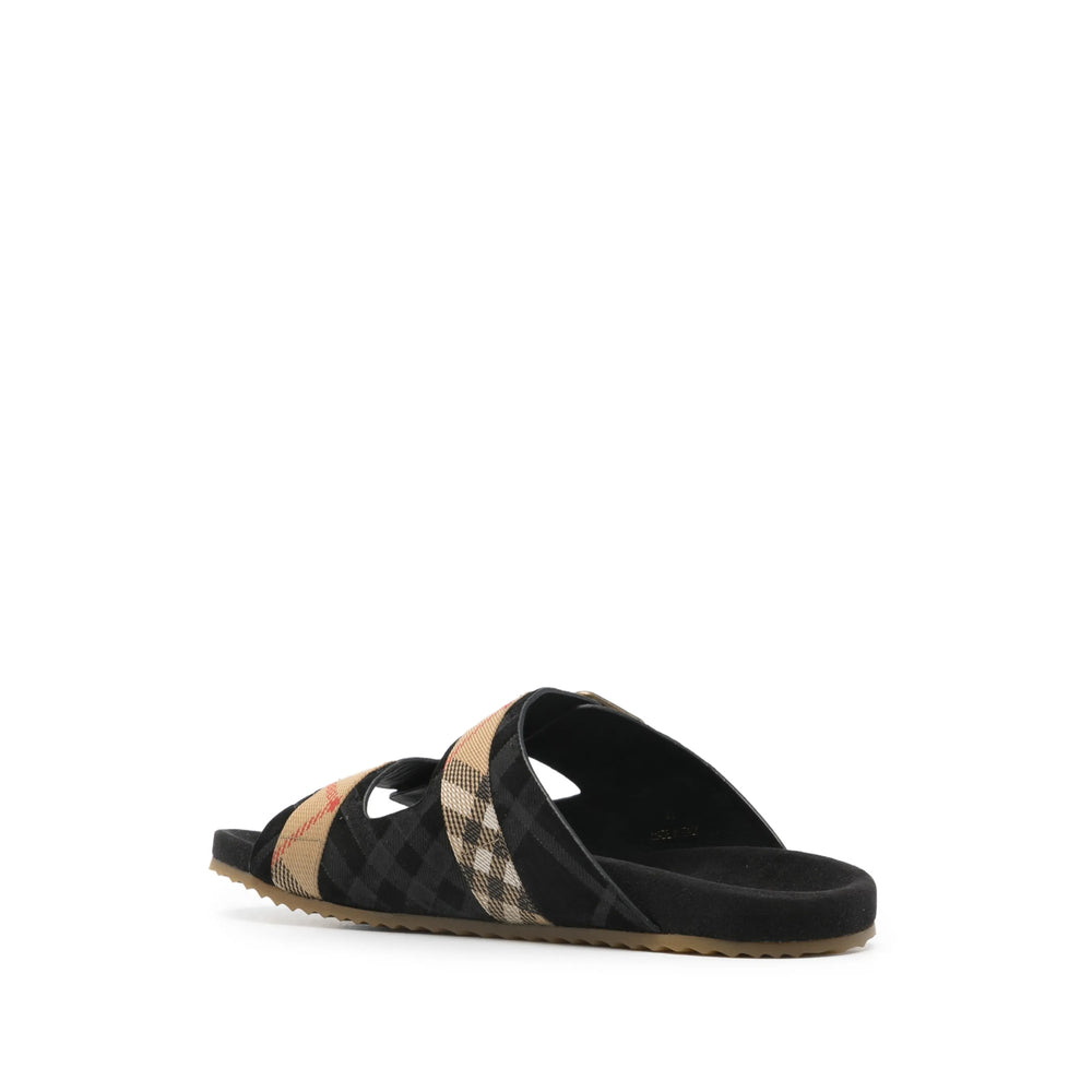 Burberry Black Sandals Men BURBERRY