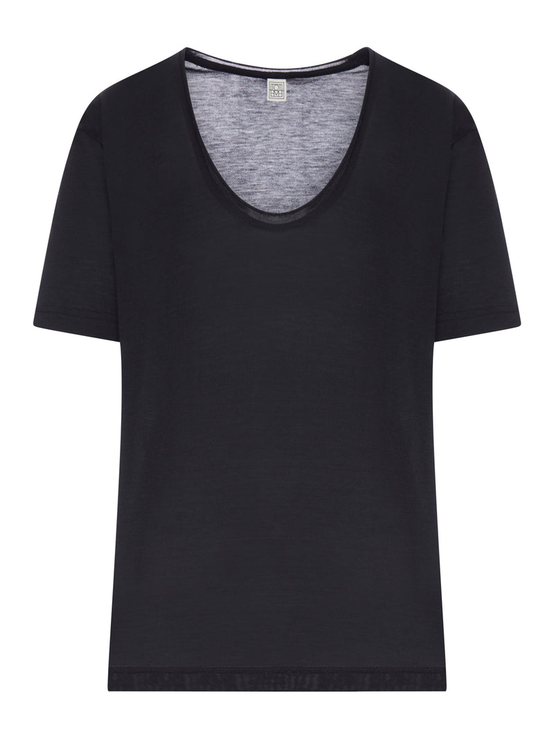 Toteme Women Cotton And Silk T-Shirt TOTEME