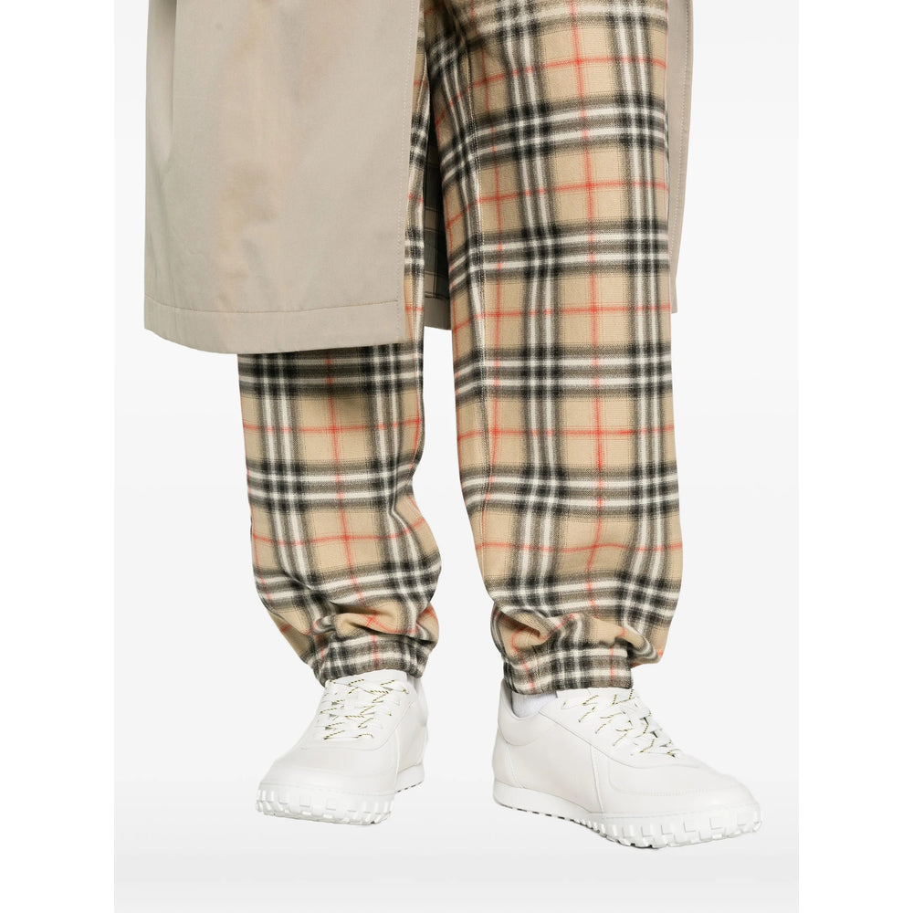 Burberry Neutrals Trousers - Track Pants Men BURBERRY