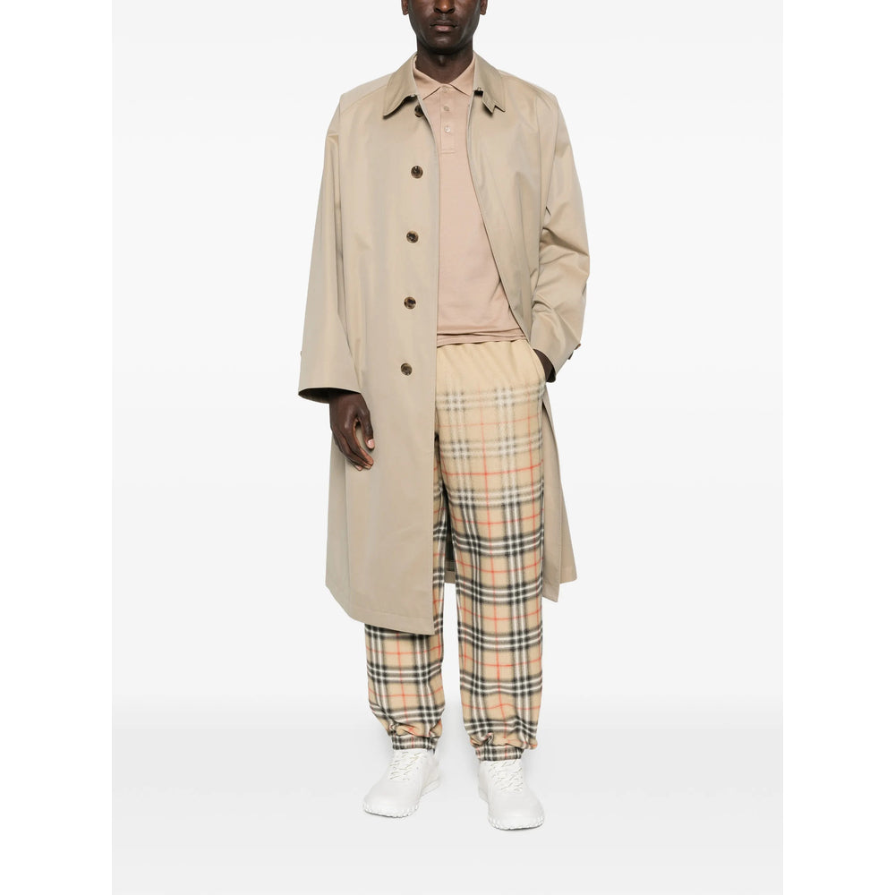 Burberry Neutrals Trousers - Track Pants Men BURBERRY