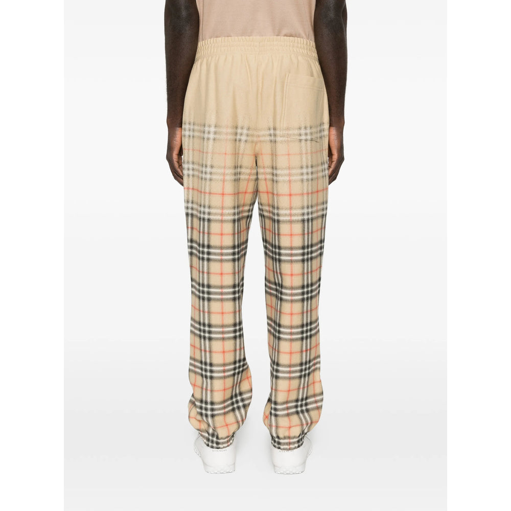 Burberry Neutrals Trousers - Track Pants Men BURBERRY