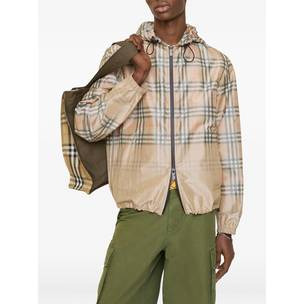 Burberry Neutrals Jackets - Lightweight Jackets Men BURBERRY