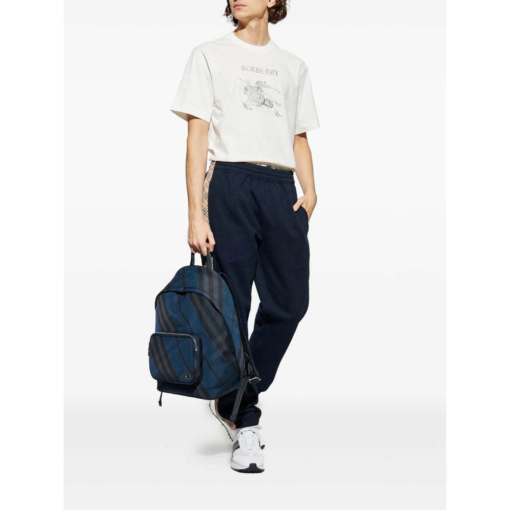 Burberry Blue Trousers - Track Pants Men BURBERRY