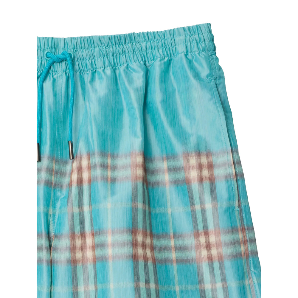 Burberry Blue Beachwear - Swim Shorts Men BURBERRY