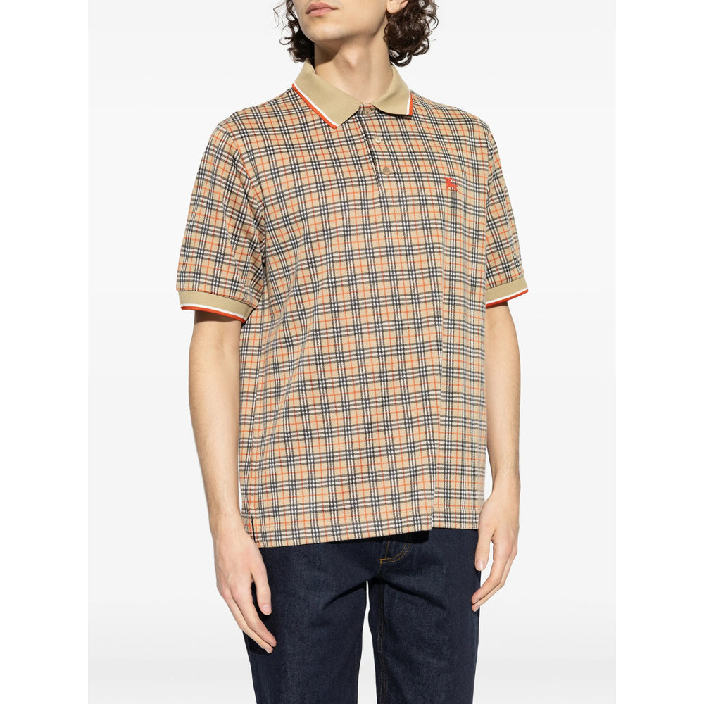 Burberry Neutrals Polo Shirts Men BURBERRY