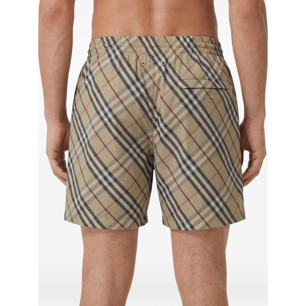 Burberry Neutrals Beachwear - Swim Shorts Men BURBERRY