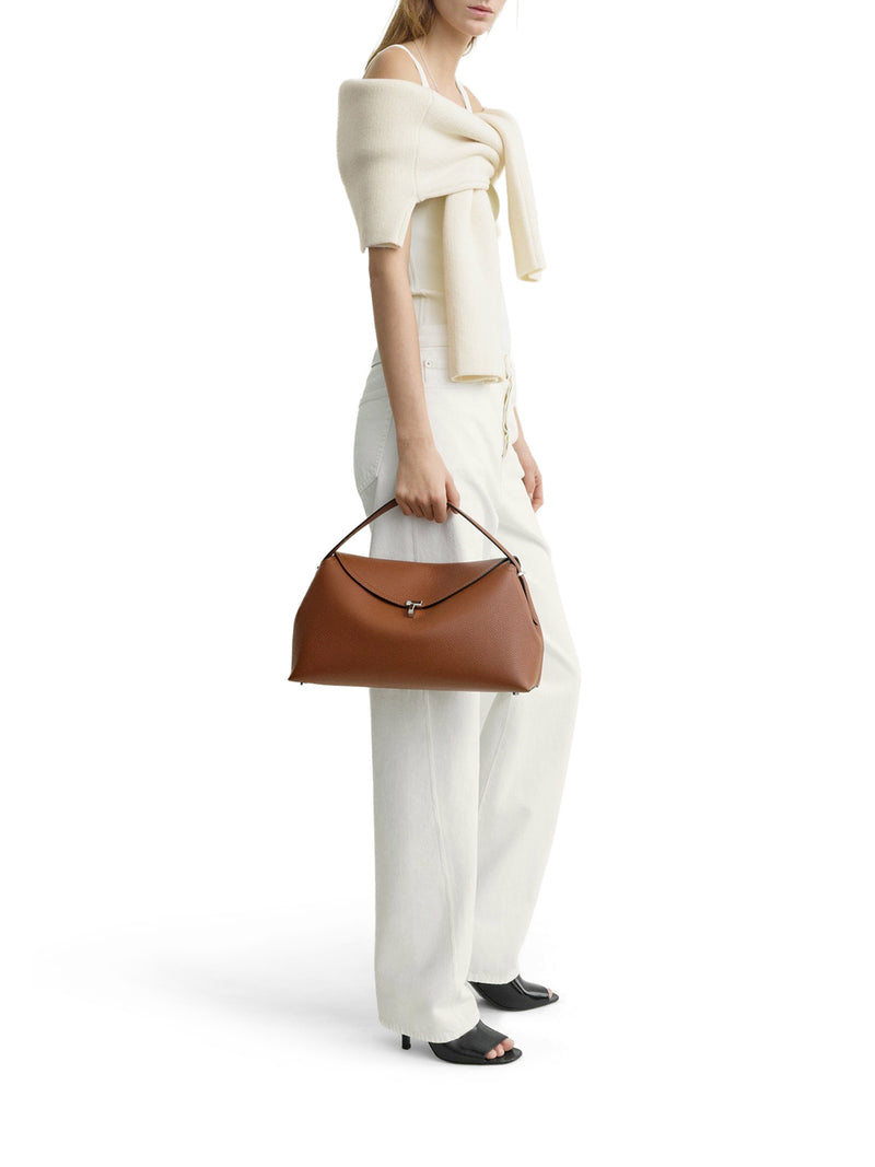 Toteme Women T-Lock Handbag In Grained Leather TOTEME