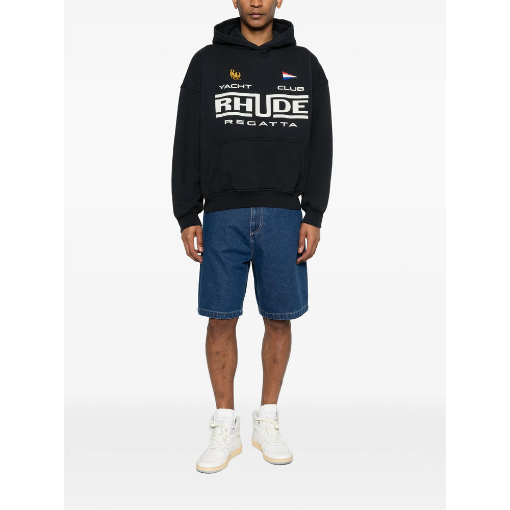 Rhude Black Sweaters & Knitwear - Hoodies Men RHUDE