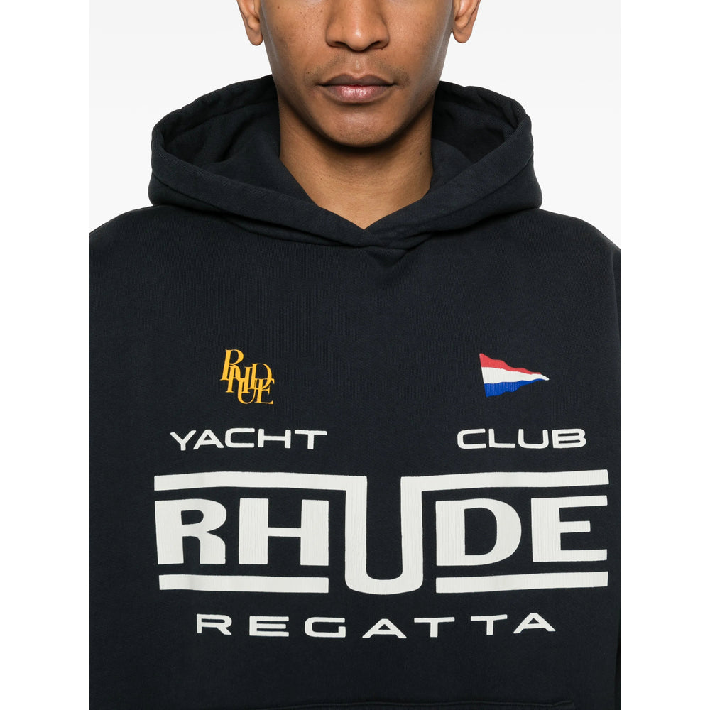 Rhude Black Sweaters & Knitwear - Hoodies Men RHUDE