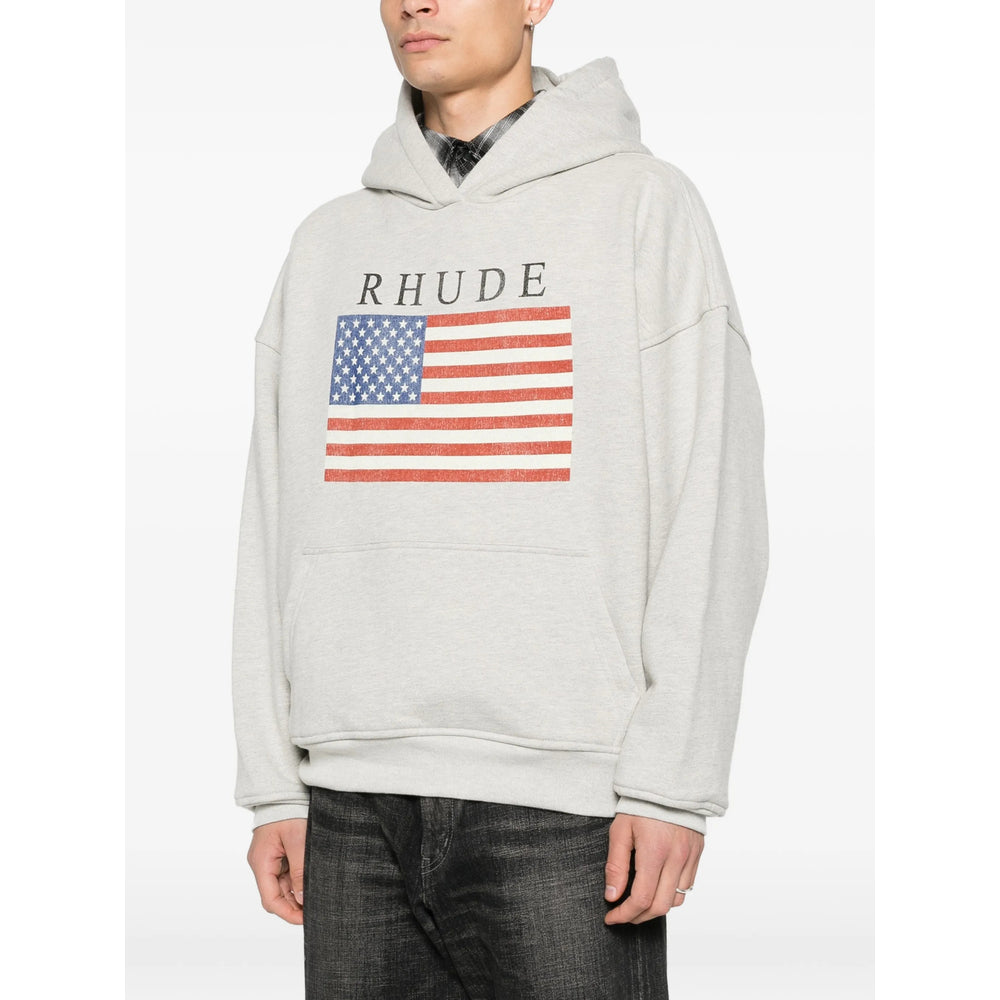 Rhude Grey Sweaters & Knitwear - Hoodies Men RHUDE