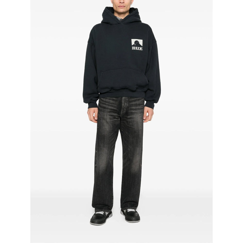 Rhude Black Sweaters & Knitwear - Hoodies Men RHUDE