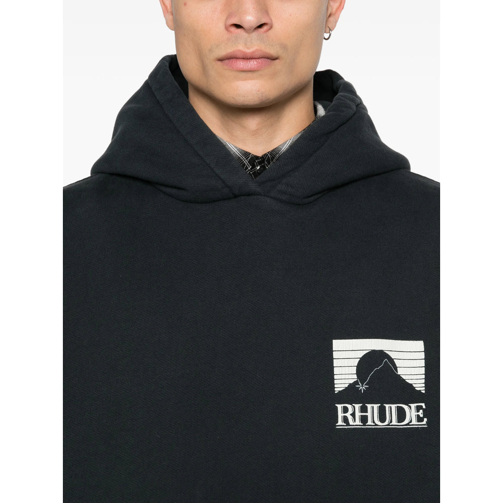 Rhude Black Sweaters & Knitwear - Hoodies Men RHUDE