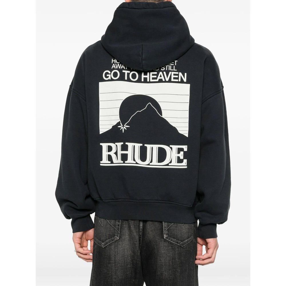 Rhude Black Sweaters & Knitwear - Hoodies Men RHUDE